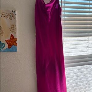 Vibrant Pink Sleeveless Dress